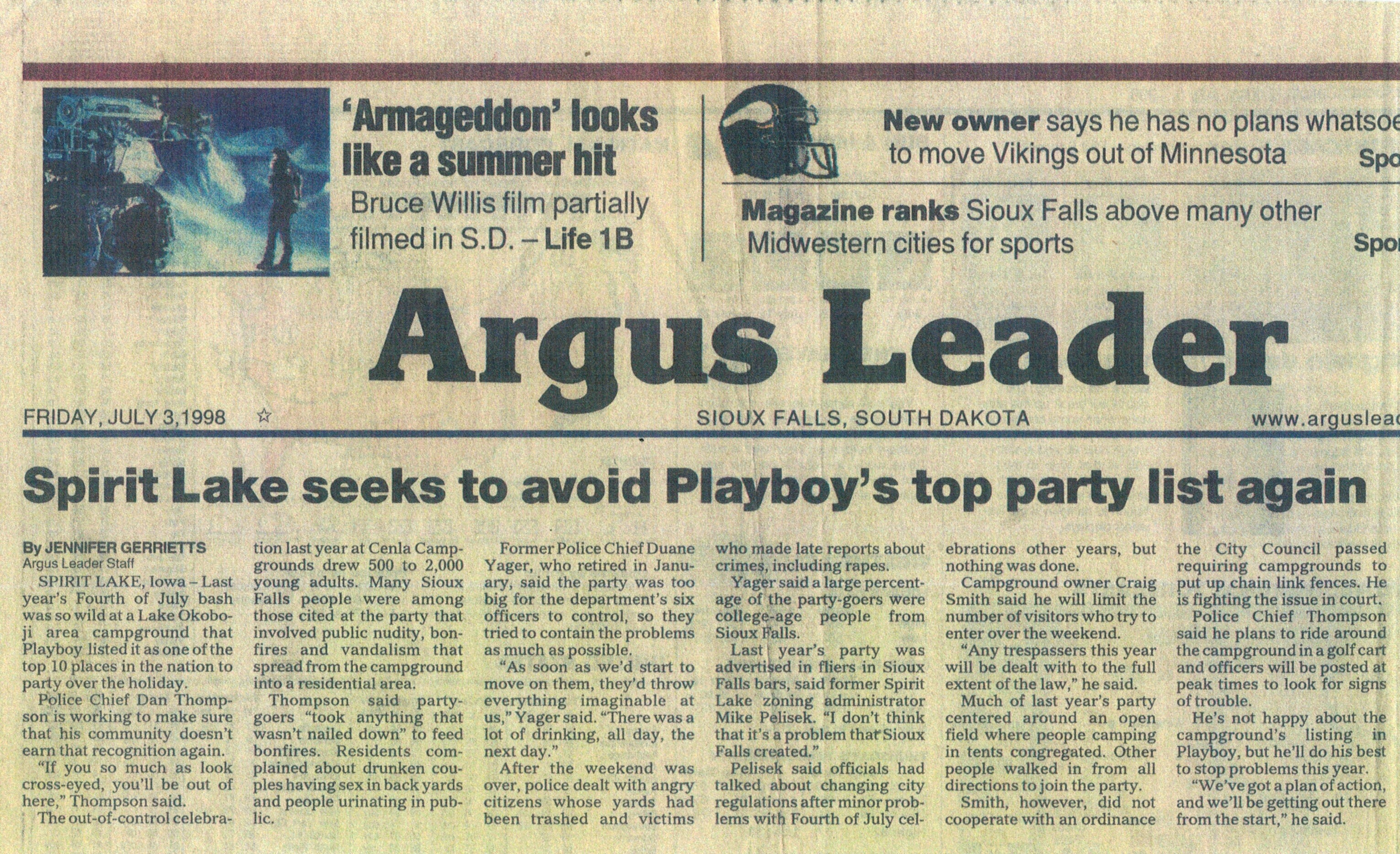 PLAYBOY ARGUS II 07-03-1998